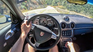 2006 Porsche Cayman S 987  POV Canyon Blast Binaural Audio [upl. by Intihw]