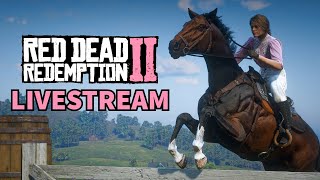 🔴CROSS COUNTRY RIDING  Red Dead Redemption 2 Roleplay  Pinehaven [upl. by Atiuqin]