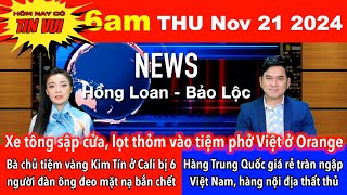 🇺🇸Nov 21 2024 Bà chủ tiệm vàng Kim Tín ở Sacramento bị 6 người đàn ông đeo mặt nạ bắn thiệt mạng [upl. by Polk679]