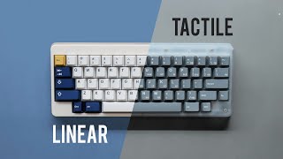 Linear VS Tactile Switch Typing Sounds [upl. by Pamela489]