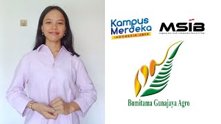 VIDEO PERKENALAN DIRI  DI PT BUMITAMA GUNAJAYA AGRO  PROGRAM MAGANG KAMPUS MERDEKA BATCH 6 [upl. by Egas874]