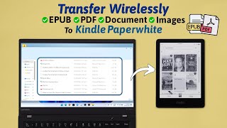 Kindle Paperwhite Signature Edition How to Transfer PDFBook Files From Computer Send an EPUB [upl. by Nnaylime]