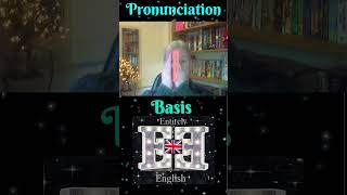 Pronunciation of Basis englishpronunciation efl [upl. by Nerland]