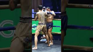 the axe attack MUAYTHAI shortsvideo muayboran muaythaiboran lbmtt muaythai viral fight sport [upl. by Millur]