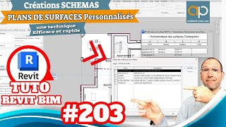 Plans de Surfaces  Schémas REVIT  tuto gratuit pour apprendre REVIT en Français [upl. by Daveta]