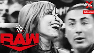 KAIRI SANE SUFFERS A BLOODY INJURY AFTER A BOTCHED MOVE ON RAW [upl. by Heath]