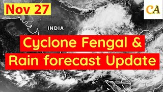 Cyclone Fengal update and Weather Forecast Today  Nov272024  CyclonicActivities [upl. by Cello]