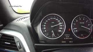 BMW M135i F21  acceleration 0250 kmh [upl. by Harmon]