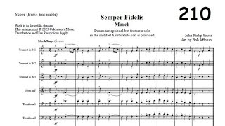 Semper Fidelis March [upl. by Nimzay]