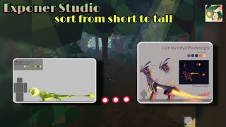 Exponer Studio  All land creatures sort from short to tall Upcoming new creatures game  Roblox [upl. by Paulsen]