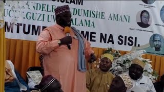 MUFTI WA BURUNDI SHEIKH NDIKUMAGENGE MASUDI AKIONGEA KWENYE MAULIDI YA MTUME YA KABONDOUJIJI [upl. by Bor]