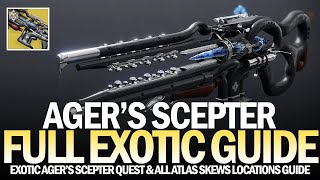 How To Get Agers Scepter Exotic Trace Rifle  Full Quest amp All Locations Guide Destiny 2 [upl. by Hanford]