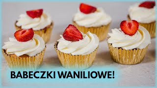 Waniliowe BABECZKI z TRUSKAWKAMI 🍓  Sugarlady [upl. by Decrem231]