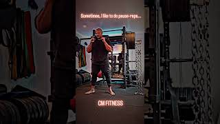 6 plate  chains pause squats shortvideo power youtubeshorts motivation [upl. by Reimer269]