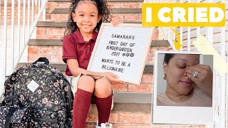 Super Emotional  First Day of Kindergarten  I cried [upl. by Sevein]