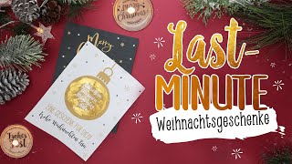 Last Minute Weihnachtsgeschenke selber machen 🎁🎄 [upl. by Eceirahs]