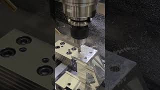 LinuxCNC rigid tapping M10x125 in 7050 aluminum [upl. by Gruver]