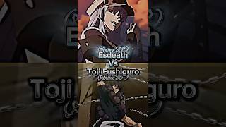 Esdeath vs Toji  akamegakill jujutsukaisen tojifushiguro esdeath anime [upl. by Laughlin468]