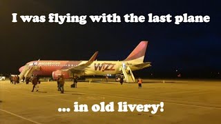 I traveled with the last Wizzair plane in old livery [upl. by Engdahl]