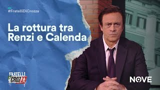 Crozza Calenda dopo la rottura con Renzi quotLui è la carne nel ragù io lalloroquot [upl. by Cresa325]