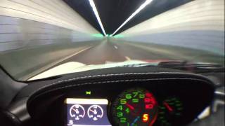 Ferrari 599GTO China Shanghai Tunnel Sound A [upl. by Justina]