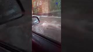 Maltempo in Sicilia le strade di Catania si trasformano in fiumi flashfloodweather alluvione [upl. by Nylzzaj]