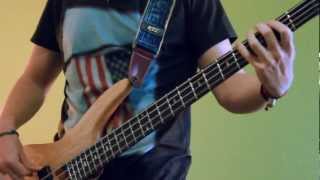 Chicken fried  Zac Brown Band  Bass cover [upl. by Rollie84]