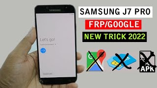 Samsung J7 Pro Frp Bypass 2022  SMJ730F Google Account Remove  Samsung J7 Pro Bypass  New Trick [upl. by Ferrel]