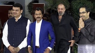 Thackeray Special Event  Sanjay Dutt Nawazuddin Siddiqui Uddhav Thackeray [upl. by Linus]