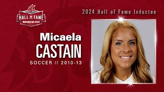 WSU Hall of Fame Micaela Castain VideoSpeech  9624 [upl. by Nod]