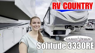 Grand DesignSolitude3330RE  by RV Country of Fresno CA Mesa AZ Fife WA Mt Vernon WA Coburg O [upl. by Lirpa]