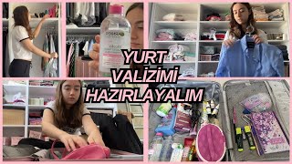 YURT amp ÜNİVERSİTE VALİZİMİ BERABER HAZIRLAYALIM VALİZİME NELER KOYDUM TAVSİYELER [upl. by Theo763]