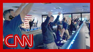 NASA team cheers after successful Mars rover landing [upl. by Francis]