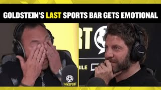 Jason Cundy gives emotional speech to Andy Goldstein as they do their LAST ever SportsBar together 😢 [upl. by Roskes193]