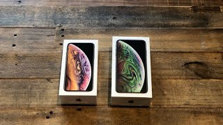 iPhone Xs and iPhone Xs Max Unboxing  SetUp [upl. by Jamnes170]