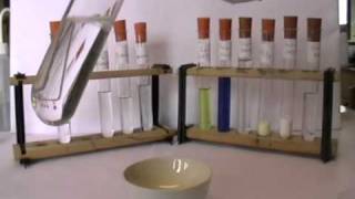 GCE Organic Chemistry  Aliphatic Tests  Combustion [upl. by Ymerrej17]