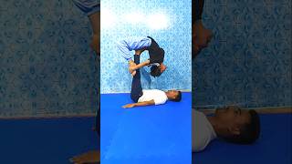 Beginners acro yoga pose yoga acroyoga yogapose [upl. by Giffy]