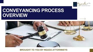 Conveyancing Process Overview [upl. by Jameson]