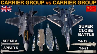 2027 UK Carrier Group vs 2027 Chinese Carrier Group Naval Battle 133  DCS [upl. by Treiber]