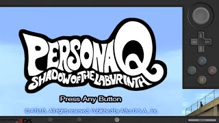 3DS Persona Q Shadow of the Labyrinth Gameplay on Xbox Series X [upl. by Petrie]