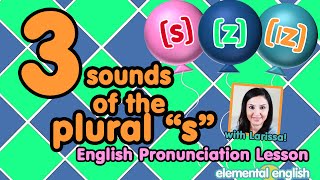 3 Sounds of the Plural quotsquot in English s z or ɪz [upl. by Helsell]