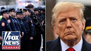 ‘The Five’ Trump attends wake of murdered NYPD officer while Biden fundraises [upl. by Mauralia711]