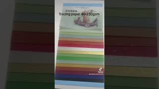 Tracing paper 40230gsm [upl. by Atnuahs]