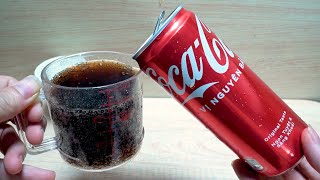 ASMR pouring Coca Cola into a cup to make satisfying sounds Toy ASMR [upl. by Llenahs]