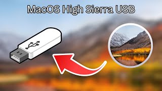 How to create a bootable MacOS High Sierra USB Install drive [upl. by Scarito919]