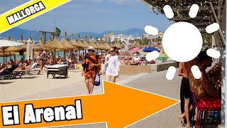 El Arenal Majorca Spain Tour of beach and resort [upl. by Miahc410]