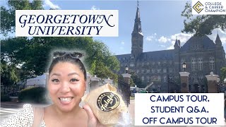 Georgetown University On amp Off Campus Tour  Student QampA why Georgetown challenges advice [upl. by Asta510]