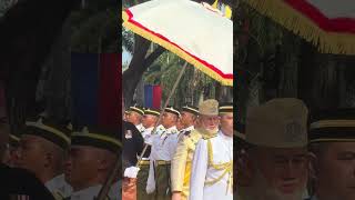 Sultan Kelantan di Istiadat Pemeriksaan Barisan Kehormatan Smpena Perayaan Ulang Thun Hri Keputeraan [upl. by Toogood]