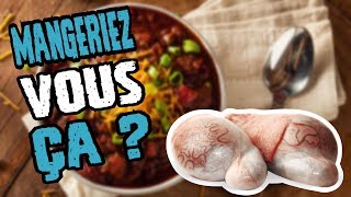 LES TESTICULES façon chili couille carne  9 ÉTRANGES DÉGUSTATIONS [upl. by Yddet]