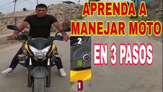 APRENDE A MANEJAR UNA MOTO LINEAL SOLO CON TRES SENCILLOS PASOS PARTE 1 [upl. by Cloe]